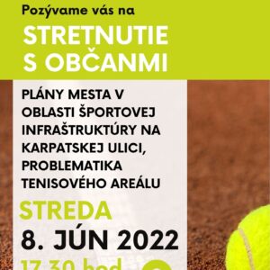 Stretnutie_sport infrastruktura a tenis Karpatska